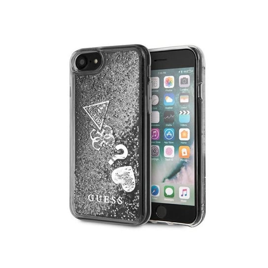 Etui Guess GUOHCI8GLHFLSI Apple iPhone SE 2020/8/7 srebrny/silver hardcase Glitter Charms GUESS