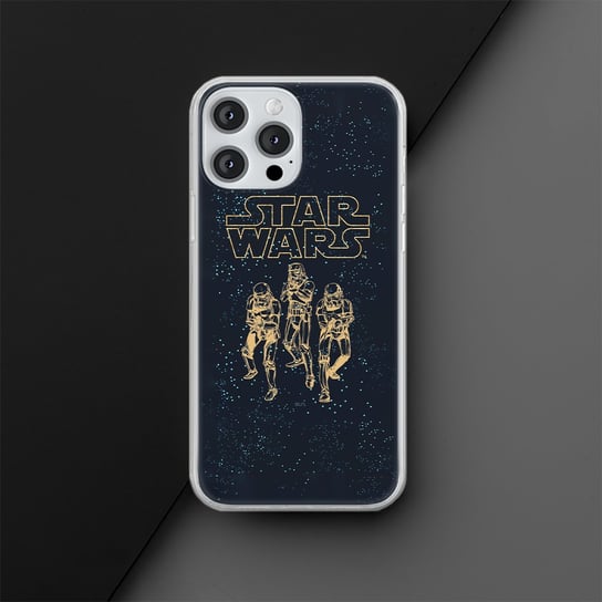 Etui Gwiezdne Wojny 005 Star Wars Nadruk pełny Granatowy Producent: Samsung, Model: M33 5G Inna marka