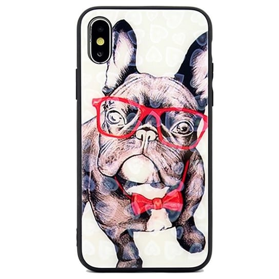 Etui Hearts Glass iPhone 5/5S/SE wzór 4 (dog) Beline