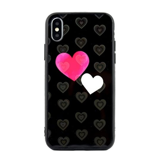 Etui Hearts iPhone 7/8/SE 2020 wzór 5 (hearts black) Beline