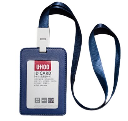 Etui Holder na kartę Smycz 60x93 RFID 54x85 Blue ADVICE TECH