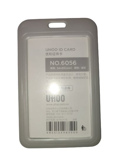 Etui Holder na kartę Smycz 70x110 RFID 54x85 Gray ADVICE TECH