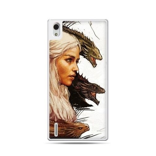 Etui, Huawei P7, Gra o Tron Daenerys Targaryen EtuiStudio