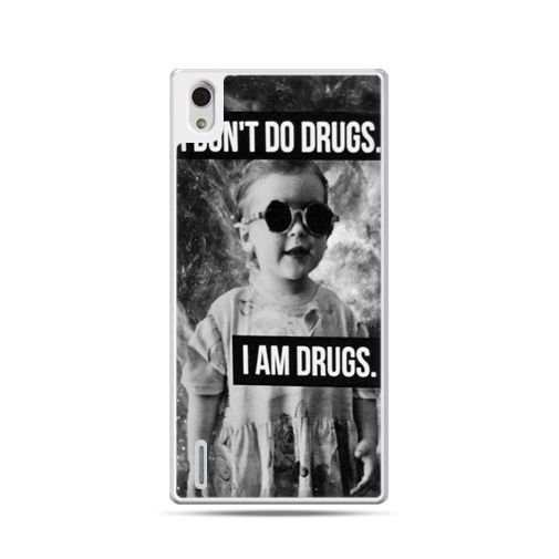 Etui, Huawei P7, I don`t do drugs I am drugs EtuiStudio