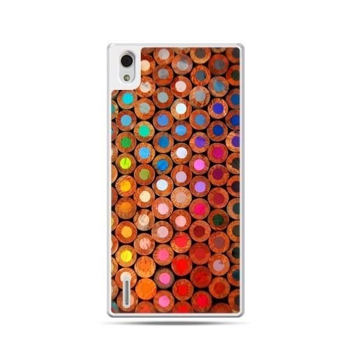 Etui, Huawei P7, kolorowe kredki EtuiStudio