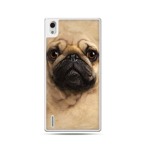 Etui, Huawei P7, pies szczeniak Face 3d EtuiStudio