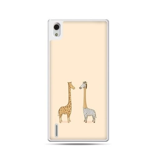 Etui, Huawei P7, żyrafy EtuiStudio