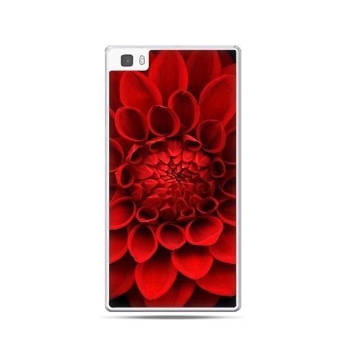 Etui, Huawei P8, czerwona dalia EtuiStudio