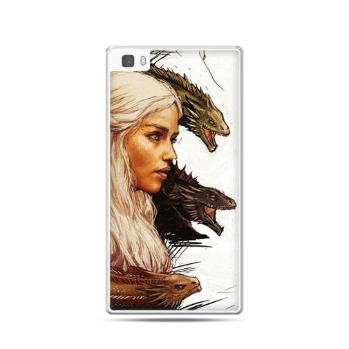 Etui, Huawei P8, Gra o Tron Daenerys Targaryen EtuiStudio