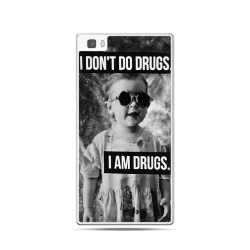 Etui, Huawei P8 Lite, I don`t do drugs I am drugs EtuiStudio