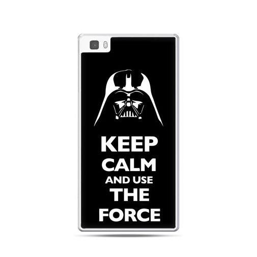 Etui, Huawei P8 Lite, Keep calm and use the force EtuiStudio