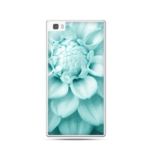 Etui, Huawei P8 Lite, niebieski kwiat dalii EtuiStudio