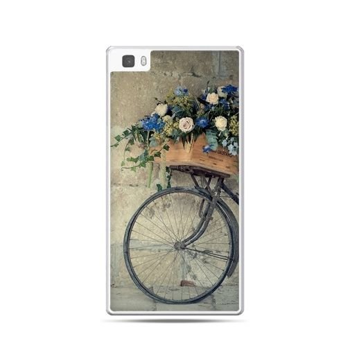 Etui, Huawei P8, rower z kwiatami EtuiStudio