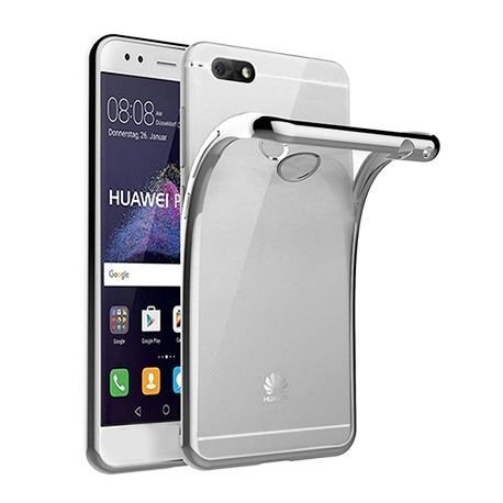 Etui, Huawei P9 Lite mini, silikonowe, platynowane SLIM tpu, srebrny EtuiStudio