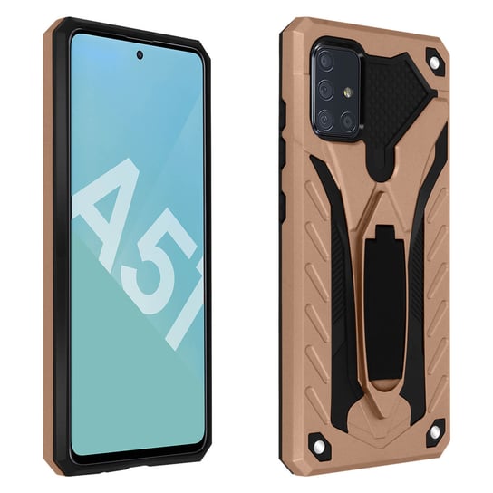 Etui Hybrid Protection Series do Samsunga Galaxy A51, Phantom, różowe złoto Avizar