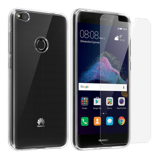 Etui i zabezpieczenie ekranu szkło hartowane przezroczyste Huawei P8 Lite 2017 Avizar