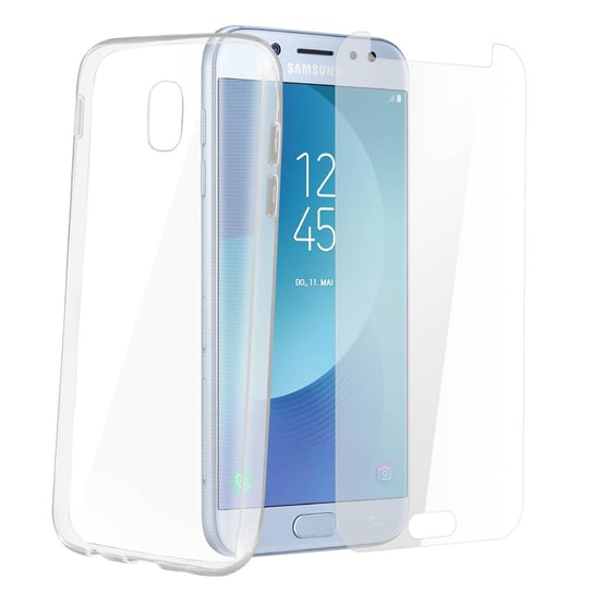 Etui i zabezpieczenie ekranu szkło hartowane przezroczyste Samsung Galaxy J5 2017 Avizar