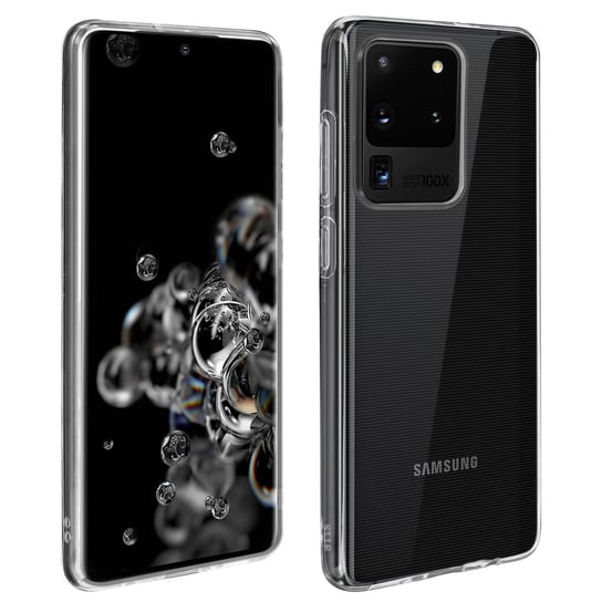 Etui i zabezpieczenie ekranu ze szkła hartowanego przezroczyste Samsung Galaxy S20 Ultra Avizar