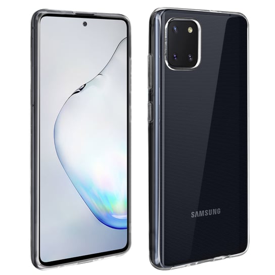 Etui i zabezpieczenie ekranu ze szkła hartowanego Samsung Galaxy Note 10 Lite - czarne Avizar