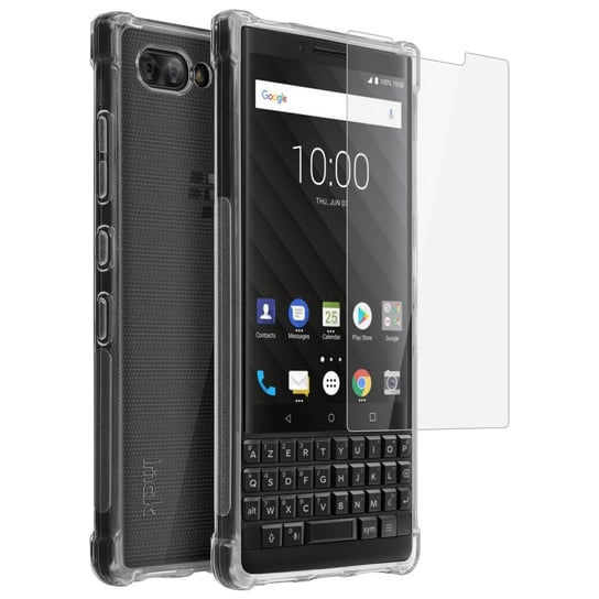 Etui Imak BlackBerry KEY2 Etui z miękkiego silikonu Przezroczysta elastyczna folia IMAK