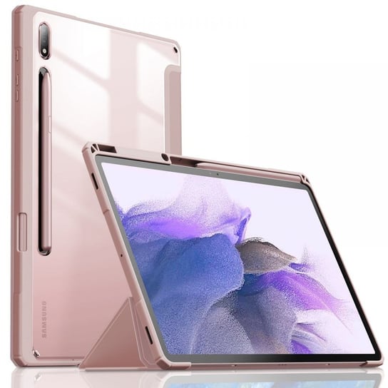 Etui Infiland Crystal Case do Galaxy Tab S7 FE 5G 12.4 Pink Infiland