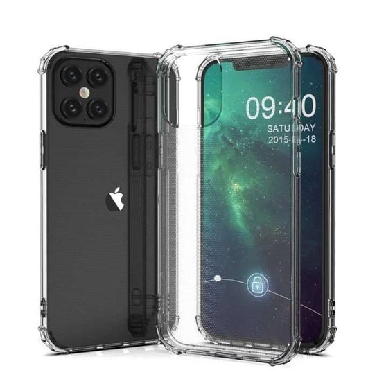 Etui Iphone 12 Pro Antishock Case Transparentne Nemo