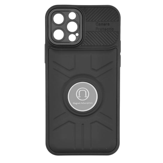 Etui iPhone 12 PRO CZARNE PANCERNE grube wzmiacniane plecki obudowa W391 Inna marka