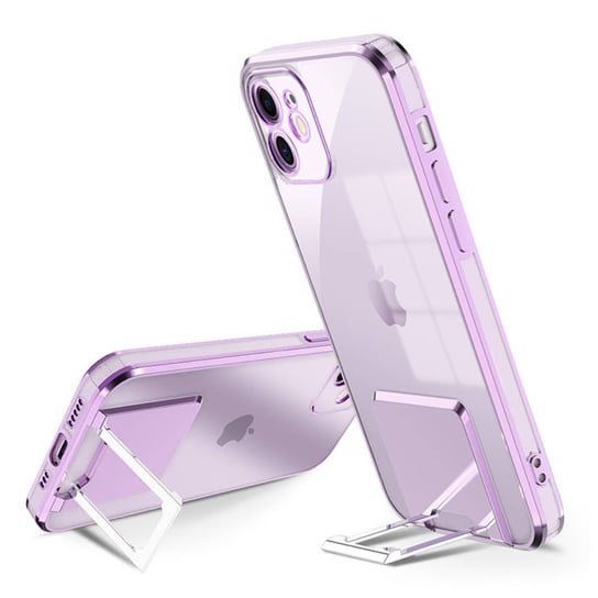 Etui Iphone 12 Pro Kickstand Case Fioletowe Inna marka