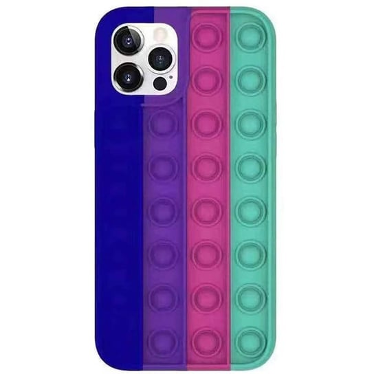 Etui Iphone 12 Pro Max Bąbelkowe Elastyczne Push Bubble Case Niebieski, Fioletowy, Różowy, Zielony Inna marka