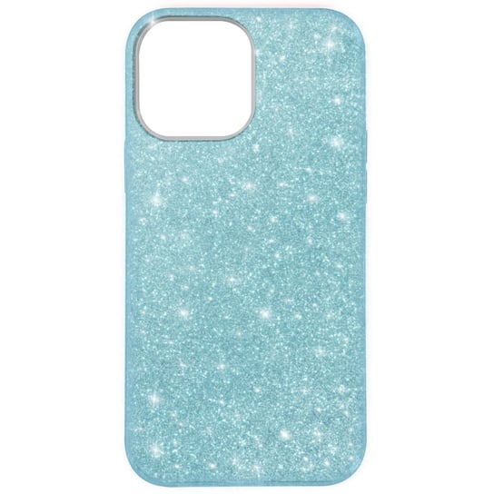 Etui iPhone 13 Pro Max Removable Glitter Silicone Semi-Rigid niebieskie Avizar