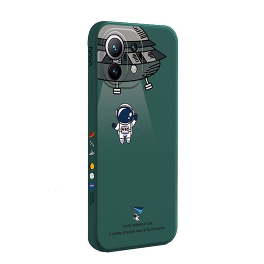 Etui Iphone 14 Pro Max Astronauta Nasa Ciemnozielone Inna marka