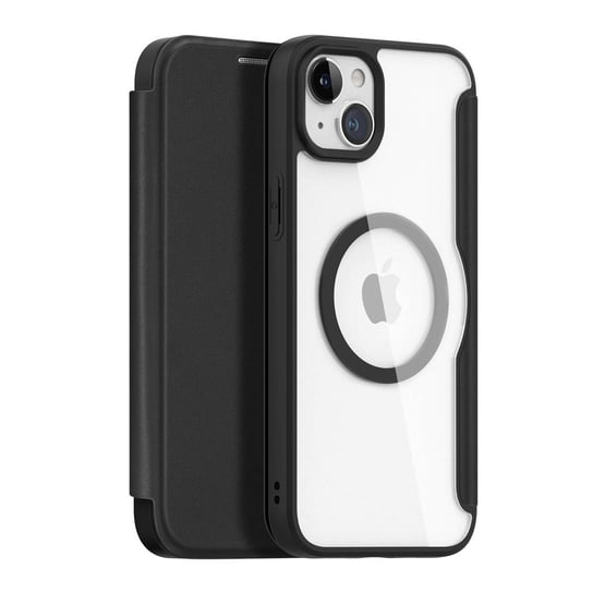 Etui iPhone 15 magnetyczny pokrowiec MagSafe z klapką Dux Ducis Skin X Pro - czarny Dux Ducis
