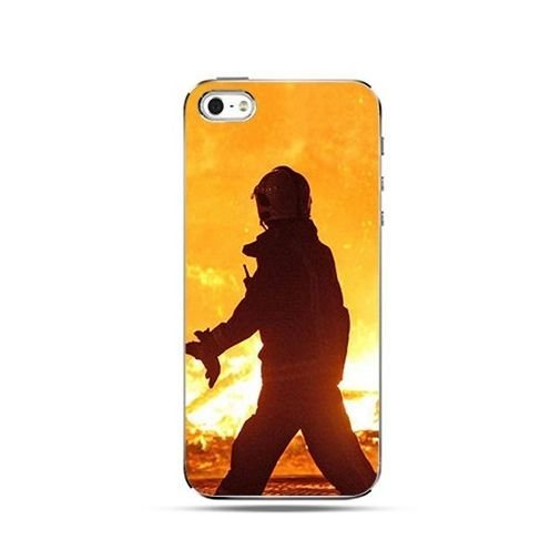 Etui, iPhone 4s, 4, płonący strażak EtuiStudio