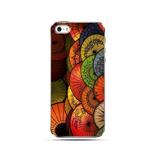 Etui, iPhone 5c, parasolki kolorowe EtuiStudio