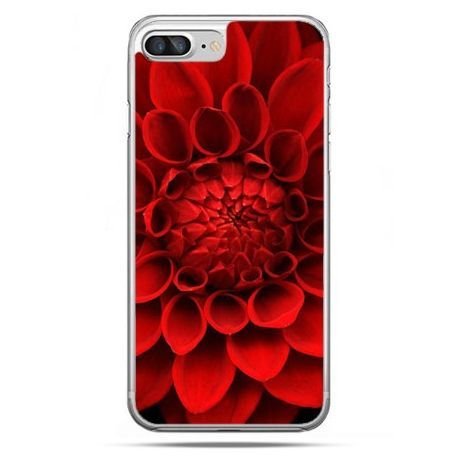 Etui, iPhone 8 Plus, czerwona dalia EtuiStudio