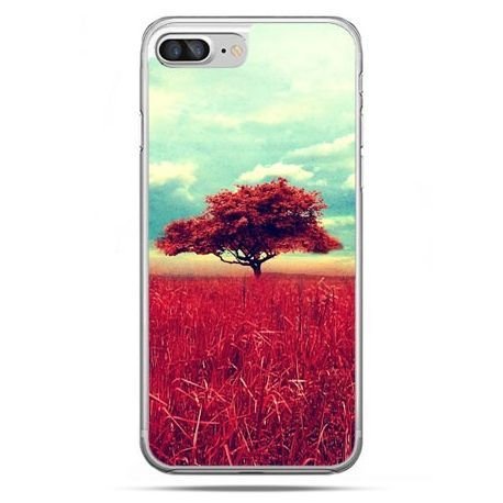 Etui, iPhone 8 Plus, czerwone drzewo EtuiStudio