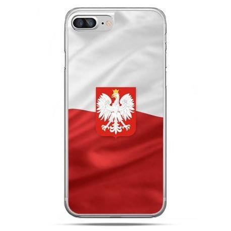 Etui, iPhone 8 Plus, flaga Polski z godłem EtuiStudio