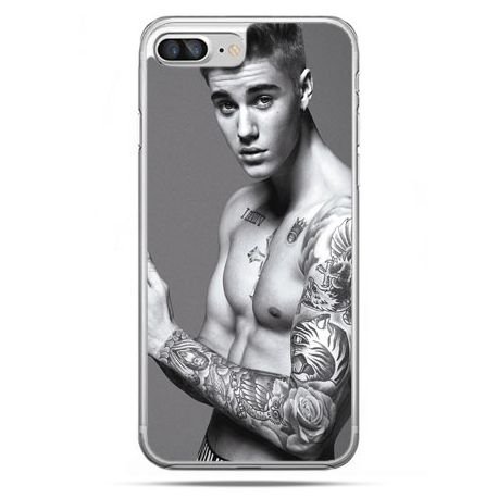 Etui, iPhone 8 Plus, Justin Bieber w tatuażach EtuiStudio