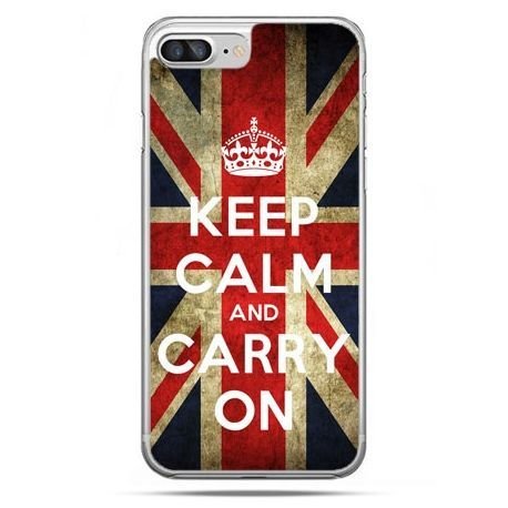 Etui, iPhone 8 Plus, Keep calm and carry on EtuiStudio