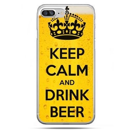 Etui, iPhone 8 Plus, Keep calm and drink beer EtuiStudio