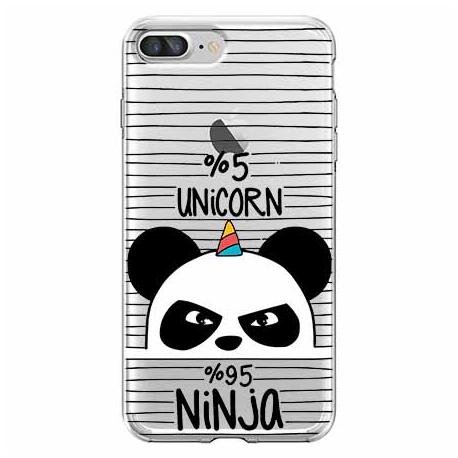Etui, iPhone 8 Plus, Ninja Unicorn, Jednorożec EtuiStudio