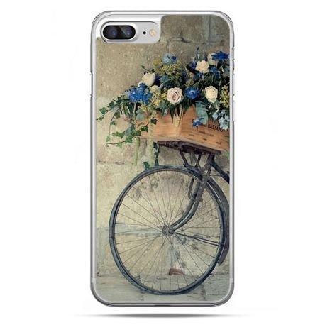 Etui, iPhone 8 Plus, rower z kwiatami EtuiStudio