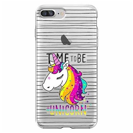 Etui, iPhone 8 Plus, Time to be unicorn, Jednorożec EtuiStudio