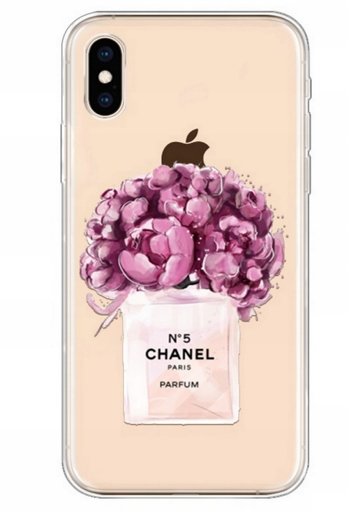 Etui, IPHONE, Chanel kwiaty Pan i Pani Gadżet