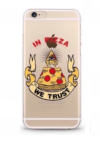 Etui, IPHONE, in pizza we trust Pan i Pani Gadżet