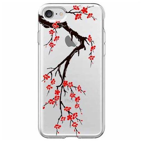 Etui, iPhone SE 2020, Krzew kwitnącej wiśni EtuiStudio