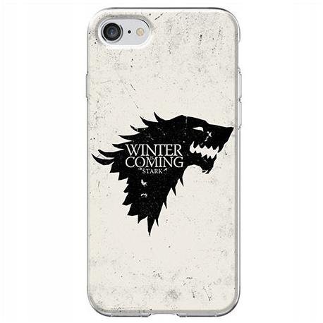 Etui, iPhone SE 2020, Winter is coming Black EtuiStudio