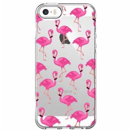 Etui, iPhone SE, Różowe flamingi EtuiStudio