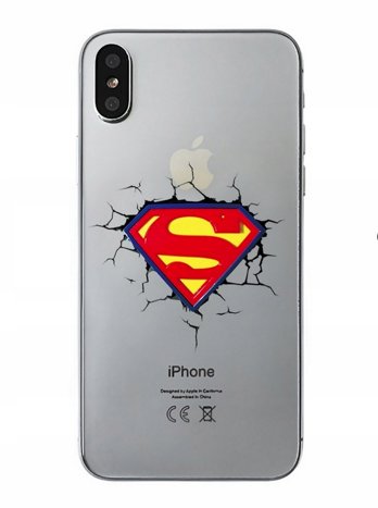 Etui, IPHONE, Superman logo Pan i Pani Gadżet