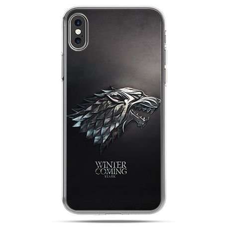 Etui, iPhone X, Gra o Tron Stark Winter is coming EtuiStudio